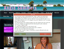 Tablet Screenshot of angie-summers.com